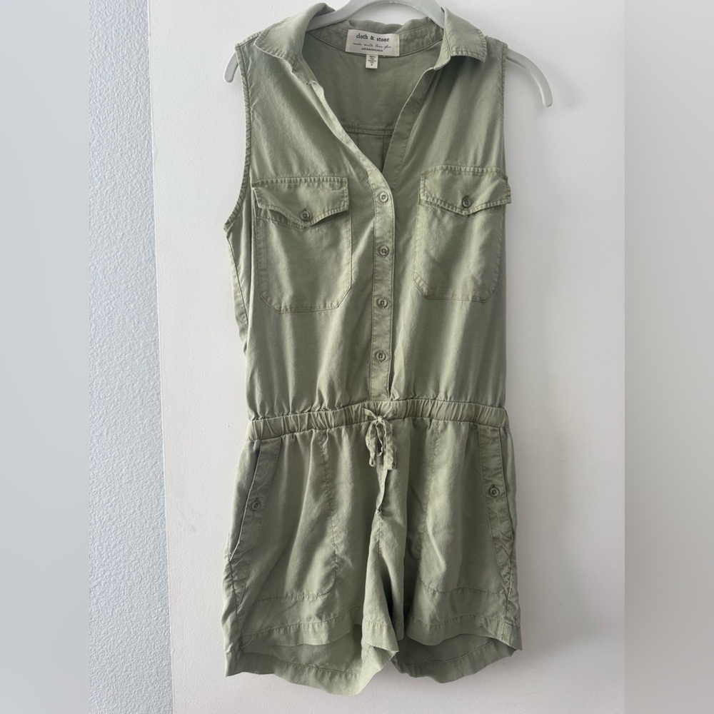Anthropologie Cloth & Stone Bette Romper